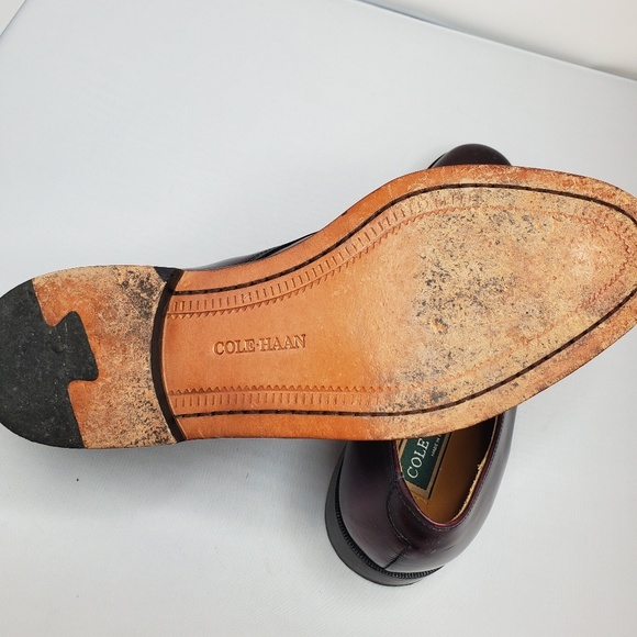 COLE HAAN USA burgundy  leather drees shoes sz9D - Picture 8 of 8